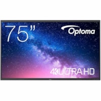 Optoma Creative Touch 5753RK Collaboration Display - 75" LCD Cortex A76 + A55 - 8 GB - Infrared (IrDA) - Touchscreen - 3840 x 2160 - Direct LED - 420 cd/m² - 5,000:1 Contrast Ratio - 2160p - USB - HDMI - Android 13, Windows 11, Windows 8, Windows 7, Windows XP