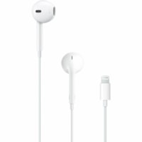 Oreillette EarPods Filaire Intra-auriculaire Stéréo - Blanc Apple - Stéréo - Connecteur Lightning - Filaire - Intra-auriculaire - Binaural - Intra-auriculaires - Blanc