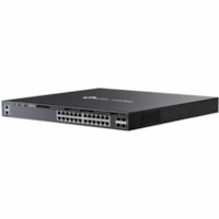 Commutateur Ethernet Omada 25 Ports - Gigabit Ethernet, 10 Gigabit Ethernet - 10/100/1000Base-T, 10GBase-X TP-Link - 25 Ports - Gigabit Ethernet, 10 Gigabit Ethernet - 10/100/1000Base-T, 10GBase-X - 3 Couche supportée - 916,60 W Consommation d'énergie - 720 W Budget PoE - Paire torsad&