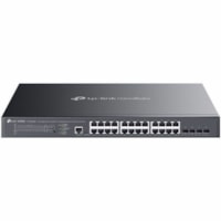 Commutateur Ethernet Omada SG3428XMPP 24 Ports Gérable - Gigabit Ethernet, 10 Gigabit Ethernet - 10/100/1000Base-T, 1000Base-X, 10GBase-X TP-Link - 24 Ports - Gérable - Gigabit Ethernet, 10 Gigabit Ethernet - 10/100/1000Base-T, 1000Base-X, 10GBase-X - 2 Couche supportée - 605,50