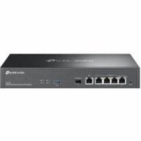 TP-Link Dispositif de sécurité de réseau Omada ER7406 - 5 Port - 1000Base-T, 1000Base-F - Gigabit Ethernet - SHA-1, SHA-256, SHA-384, SHA-512, DES, 3DES, AES (128 bits), AES (192 bits), MD5 - 5 x RJ-45 - 1 Total de connecteurs d'extension - 50 Hz, 60 Hz - Montable en rack, Burea