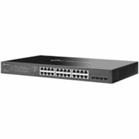 Commutateur Ethernet Omada SG2428LP 24 Ports - Gigabit Ethernet - 10/100/1000Base-T, 1000Base-X TP-Link - 24 Ports - Gigabit Ethernet - 10/100/1000Base-T, 1000Base-X - 2 Couche supportée - Modulaire - 4 Emplacements SFP - 184,70 W Consommation d'énergie - 150 W Budget PoE - Paire torsa