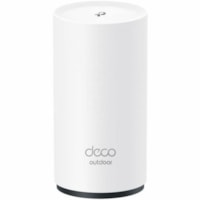 TP-Link Deco X50-Outdoor Wi-Fi 6 IEEE 802.11 a/b/g/n/ac/ax Ethernet Wireless Router - Dual Band - 2.40 GHz ISM Band - 5 GHz UNII Band - 2 x Antenna(2 x Internal) - 372 MB/s Wireless Speed - 1 x Network Port - 1 x Broadband Port - PoE Ports - Gigabit Ethernet - Pole-mountable, Wall Mountable, Tableto