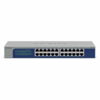 Netgear 24-Port Gigabit Ethernet Switches - 24 Ports - Gigabit Ethernet - 10/100/1000Base-T - 2 Layer Supported - 12 W Power Consumption - Twisted Pair - Desktop, Compact, Wall Mountable, Rack-mountable - Lifetime Limited Warranty