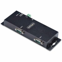 StarTech.com Périphérique de serveur I23-SERIAL-ETHERNET - Paire torsadée - 1 x Réseasu (RJ-45) - 2 x Port série - 10/100Base-T - Fast Ethernet - Montage sur rail DIN, Fixation au mur