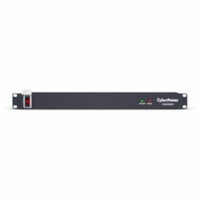 CyberPower Rackbar CPS815RMS 8-Outlets Surge Suppressor/Protector - Black - NEMA 5-15P - 8 x NEMA 5-15R - 1800 J - 125 V AC Input - 125 V AC Output - 6 ft (1.83 m) - Rack-mountable