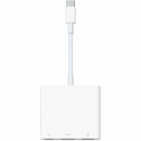 Apple USB-C Digital AV Multiport Adapter - 1 x USB Type C - Male - 1 x HDMI Digital Audio/Video - Female, 1 x USB Type C - Female, 1 x USB Type A - Female - 3840 x 2160 Supported