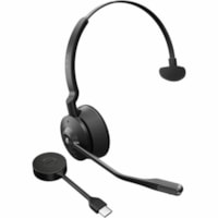 Casque Engage 55 SE Sans fil Par dessus l'Oreille, Supra-auriculaire Mono Canal Jabra - Certification Microsoft Teams - Mono Canal - USB Type C - Sans fil - DECT - 492,1 pi (150 m) - 40 Hz à 16 kHz - Par dessus l'Oreille, Supra-auriculaire - Monaural