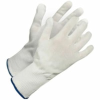 Gants de travail Knifehandler Forcefield - X-Large Taille - Pour Main droite / gauche - Blanc - Résistant aux coupures, Sans Couture, Réversible, Lavable - Pour Préparation d'aliments, Manutention du bois, Manipulation de verre, Métallurgie - 1 / Unité