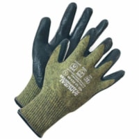 Forcefield "Samurai Flashfighter" Cut A4/Arc Flash 2 High Performance Work Glove - Oil, Grease Protection - Medium Size - Synthetic Fiber - Green - Oil Resistant, Grease Resistant, Flame Resistant - For Industrial - 1 / Unit