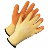 Forcefield "Samurai Stab Armour" Puncture Resistant Kevlar Gloves - Latex Coating - 9 Size Number - Large Size - Kevlar, Synthetic - Yellow, Orange - Puncture Resistant, Cut Resistant - For Waste Management, Construction, Sharp Object Handling, Recycling/Sorting, Security - 1 / Unit