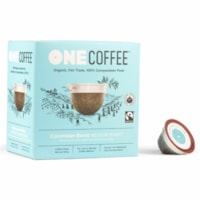 OneCoffee K-Cup Coffee - Compatible with K-Cup Brewer - American - Medium - 18 Pod - K-Cup - Classic, Colombian - Organic - 18 / Box