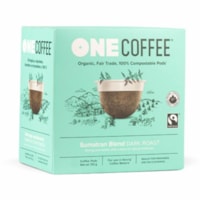 CaféCoupe K - Mélange de Sumatra, ClassicOneCoffee - Compatible avec Brasseur K-Cup - Américaine - Foncé - 18 gousses - Coupe K - Mélange de Sumatra, Classic - Biologique - 18 / boîte