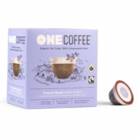 OneCoffee K-Cup Coffee - Compatible with K-Cup Brewer - American - Dark - K-Cup - French Roast, Classic - Organic - 18 / Box