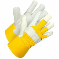 Gants de travail Workaholic Forcefield - épaisseur de gant 0,75 po (19,05 mm) - Frottement Protection - Taille unique Taille - Cuir de vache - Assorti - Résistant à l'abrasion, Sangle d'articulation, Respirable, Résistant au froid, Confortable, Isolé - Pour Industrie