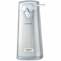 Cuisinart Deluxe Stainless Steel Can Opener - Magnetic Lid Holder, Power Cut Blade, Detachable Arm - Stainless Steel