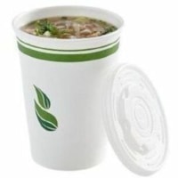 Eco Guardian Storage Ware - Salad, Soup, Stew - Transparent - Crystallized Polylactic Acid (CPLA) Body - 500 / Case