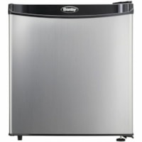 Danby 1.6 cu. ft. Compact Fridge in Stainless Steel - 45.31 L - Auto-defrost - Reversible - 45.31 L Net Refrigerator Capacity - 245 kWh per Year - Stainless Steel - 42 dB Noise