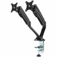 HDL 100-MA2 Mounting Arm for Monitor - Black - Landscape/Portrait - Height Adjustable - 2 Display(s) Supported - 13" (330.20 mm) to 30" (762 mm) Screen Support - 32 lb (14514.96 g) Load Capacity - Metal - 1