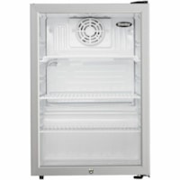 Danby DAG026A2BDB Compact Refrigerator - 73.62 L - Reversible - 73.62 L Net Refrigerator Capacity - Platinum - LED Light