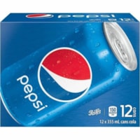 Pepsi Soft Drink - Ready-to-Drink - 355 mL - Original - 12 / Case