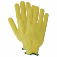 Gants de travail CutMaster 1365KV Magid - longueur de gant 9.75po (247.65 mm) - 9 Numéro de format - Large Taille - Pour Main droite / gauche - Kevlar - Jaune - Résistant aux coupures, Réversible, Léger, Robuste - Pour Industriel - 300 Étui - 1 Paire