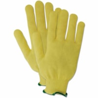 Magid Magid CutMaster Lightweight Kevlar Work Glove - Cut Level 2 - Abrasion Protection - 8 Size Number - Medium Size - Kevlar - Yellow - Lightweight, Reversible, Cut Resistant, Colored Edge, Seamless, Elastic Wrist, Knit Wrist, Abrasion Resistant - For Automotive, Metal Stamping, Metal Fabrication,