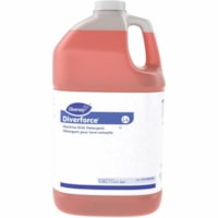 Détergent pour lave-vaisselle DiverforceDiversey - Pour Plats, Lave-vaisselle - Concentré - Liquide - 125,1 oz liq (3,9 quart) - 11,6 à 14 pH - Caractéristique Arôme - Kasher - Rouge - 4 / emballage