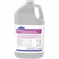 Suma Detergent Sanitizer D10 - For Multipurpose - Concentrate - Liquid - 125.1 fl oz (3.9 quart) - 11.6 to 12.6 pH - Quaternary Scent - Kosher, Disinfectant, Rinse-free - Colorless, Clear - 4 Container