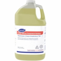 Suma T20 Low Temperature Sanitizer - For Dishwasher - Liquid - 125.1 fl oz (3.9 quart) - Chlorine Scent Width - 4 / Unit - Kosher - Yellow