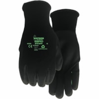 Stealth Stealth Zero Work Gloves - Dirt, Debris Protection - Nitrile Coating - Small Size - Nylon - Touchscreen Capable - Biodegradable, Reusable, Ergonomic, Snug Fit - For Construction, Manufacturing, Automotive - 12 / Pack