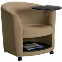 Global Sirena Mobile Club Chair - Fabric Seat - Fabric Back - Cork - Fabric