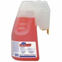 Désinfectant de surface SumaDiversey - Pour Polyvalents - Concentré - Liquide - 84,5 oz liq (2,6 quart) - 7 pH - Quaternaire Arôme - Kasher, Facile à utiliser, Étanche, Sans rinçage, Désinfectant - Rouge Bouteille - 1 Récipient