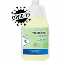 Dustbane Vangard RTU - For Multipurpose - Ready-To-Use - 135.3 fl oz (4.2 quart) - 7.5 to 8 pH - Lemon Scent - Kosher, Disinfectant, Refillable, Food-safe, Solvent-free, Phosphate-free Jug