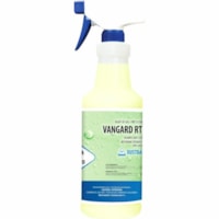 Dustbane Vangard RTU - For Counter, Floor, Wall - Ready-To-Use - Liquid - 33.8 fl oz (1.1 quart) - 7.5 to 8 pH - Lemon Scent - Solvent-free, Phosphate-free - Pale Yellow Spray Bottle - 12 / Carton