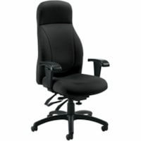 Global Echo High-Back Multi-Tilter Chair - Fabric Seat - Fabric Back - Black Frame - High Back - Echo - Fabric