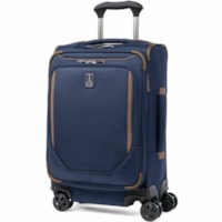 Travelpro Crew Travel/Luggage Case (Carry On) Travel - Patriot Blue - Water Resistant, Stain Resistant, Moisture Resistant, Abrasion Resistant - Aluminum, Fabric Body - Telescoping Handle, Handle - 19.75" (501.65 mm) Height x 13.25" (336.55 mm) Width x 8.50" (215.90 mm) Depth - 38 L Volume Capacity