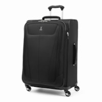 Travelpro Maxlite 5 Travel/Luggage Case (Check-in) Luggage - Black - Water Resistant, Stain Resistant, Moisture Resistant, Abrasion Resistant - Polyester Fabric, Plastic, Fabric Body - Handle - 27" (685.80 mm) Height x 18.50" (469.90 mm) Width x 11.50" (292.10 mm) Depth - Medium Size - 24.04 gal (91