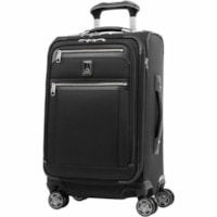 Travelpro - Étui de voyage/bagage Platinum Elite (Baggage à main) Voyage - Shadow Black - Résistant à l'abrasion, Ant-taches - Nylon Corps - Compatible avec des contrôles de sécurité - Poignée télescopique, Poignée - hauteur de 21 po (533,40 mm) x 