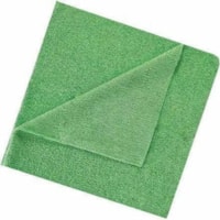 Nettoyant de surface Shopserve - Pour Surface - essuie-mains - longueur de 12po (304.80 mm) x largeur de 12po (304.80 mm) - Absorbant, Non irritant, Résistant aux rayures, Lavable en machine, Jetable - Vert