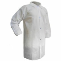 RONCO Care Lab-Coat - Extra Large (XL) Size - White - Polypropylene - 25 g/m²