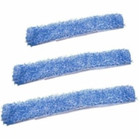 Globe Microfiber Washing Sleeve - 14"L / Blue - For Squeegee - Blue - MicroFiber - 1" (25.40 mm) Height x 2.25" (57.15 mm) Width x 14" (355.60 mm) Length - 1 / Sleeve