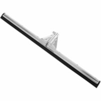 Globe Metal Frame Double Moss Squeegee - 30"L / Black/ Silver - Rubber Blade30" (762 mm) Length - Rugged, Handle, Streak-free - Black, Silver - 1