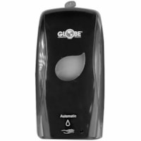 Globe Touch-Free Dual Tip Soap Dispenser Black - Automatic - 1.06 quart (1000 mL) Capacity - Support 6 x AA Battery - Touch-free, Hygienic, Durable, Lockable - Black - 1 / Each