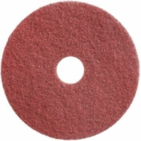 Diversey Twister Pad 20" Red - 2Pack - Round x 20" (508 mm) Diameter - Floor, Polishing, Cleaning - Red