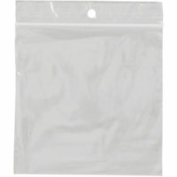 SPC Reclosable 6" x 6" Poly Bags, 2.0 mil, Clear, Box of 1,000 - 6" (152.40 mm) Width x 6" (152.40 mm) Length x 2 mil (51 Micron) Thickness - Transparent - Polyethylene - Storage - 1000 / Box