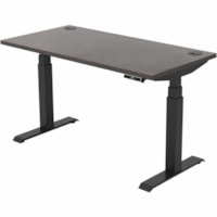 ergoCentric upCentric Rectangular 2LV 24" x 60" Electric Height Adjustable Tables - Rectangle Top - Height Adjustable x 24" (609.60 mm) Width x 60" (1524 mm) Depth - Silver