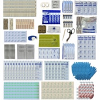 Shield CSA Z1220 Type 3 Intermediate Large Refill Kit - 428 x Piece(s) For 100 x Individual(s) - 15" (381 mm) Height x 20" (508 mm) Width x 3.50" (88.90 mm) Depth - Plastic Case - Clear - 1 Each