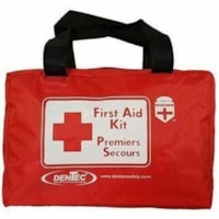 Shield First Aid Kit - 118 x Piece(s) For 25 x Individual(s) - 9" (228.60 mm) Height x 9" (228.60 mm) Width x 4" (101.60 mm) Depth - Nylon Case - Red - 1 Each