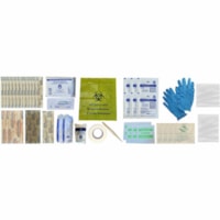 Shield CSA Z1220 Type 1 Personal First Aid Kit Refill - 44 x Piece(s) For 1 x Individual(s) - 6" (152.40 mm) Height x 9" (228.60 mm) Width x 2" (50.80 mm) Depth - Plastic Case - Clear, Translucent - 1 Each